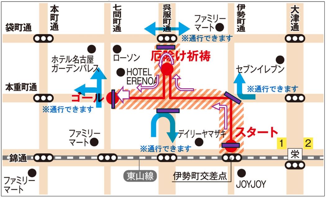 通行規制図